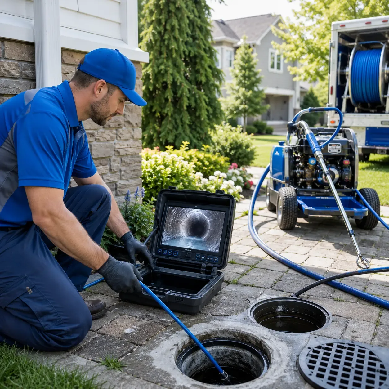 Outdoor drain cleaning professionals serving Augusta, KS